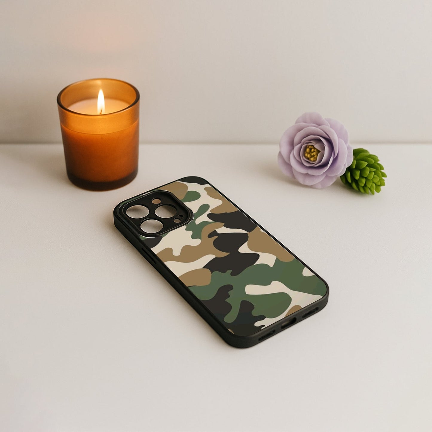 Fauji Flow Metal Back Case for Apple Iphone 12 Pro