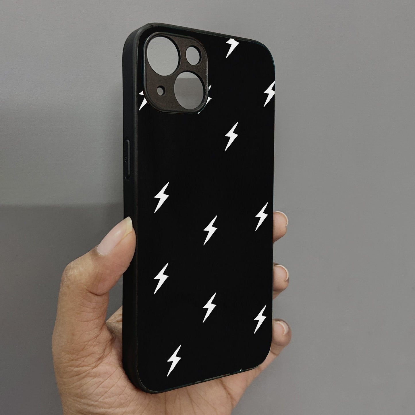 Bolt Babe Metal Back Case for Apple Iphone 15 Plus