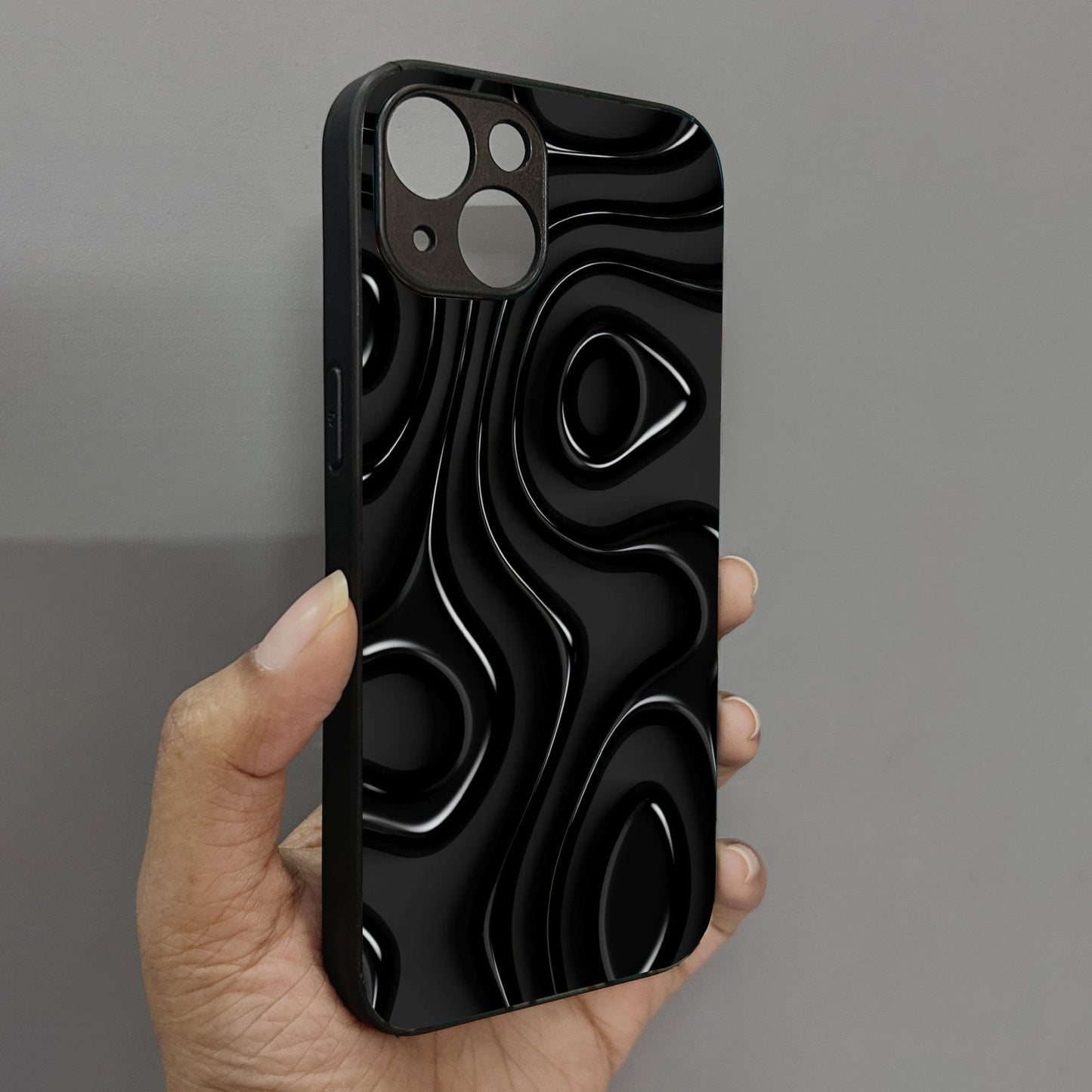 Dark Drip Metal Back Case for Apple Iphone 13