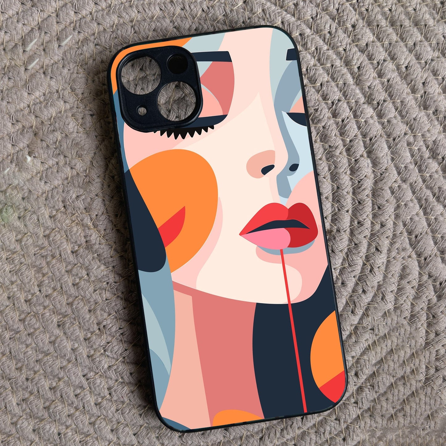 Ethereal Beauty Metal Back Case for Apple Iphone 15 Plus