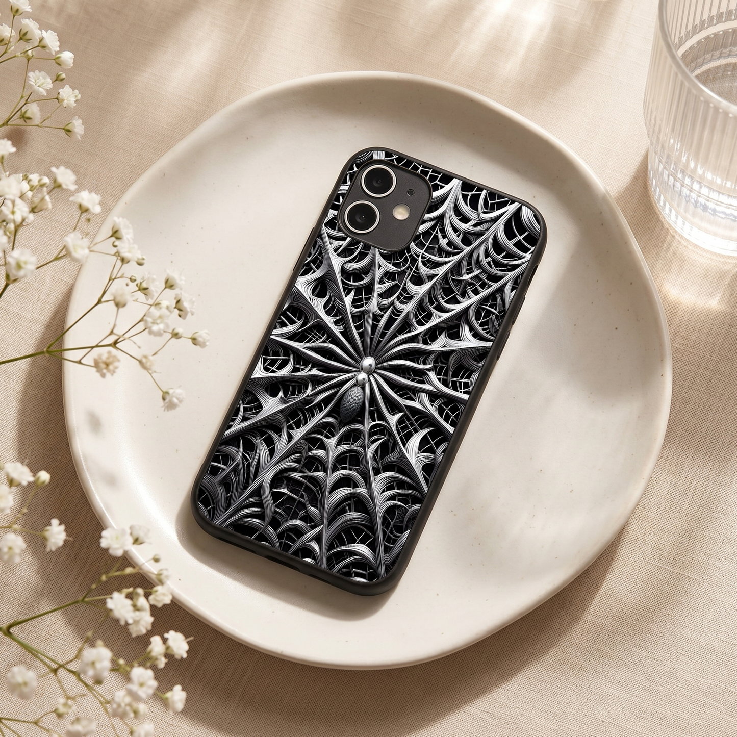 Web Trap Metal Back Case for Apple Iphone 11