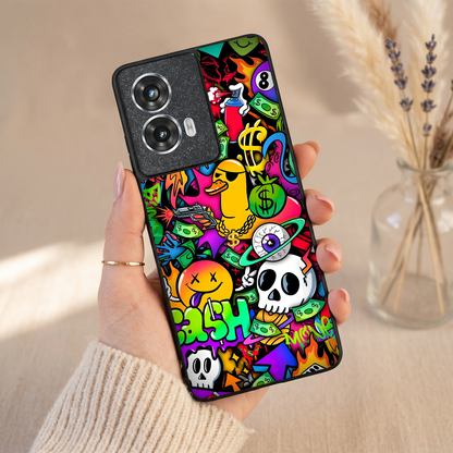 Chaos Pop Back Case for Moto G96