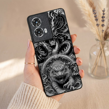 Dragon Ink Metal Back Case for Moto G85