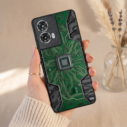 Chip Mode Metal Back Case for Moto G85
