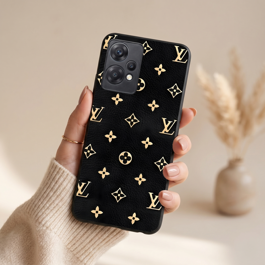 Luxe Gold Metal Back Case for Oneplus NORD CE 2 LITE 5G