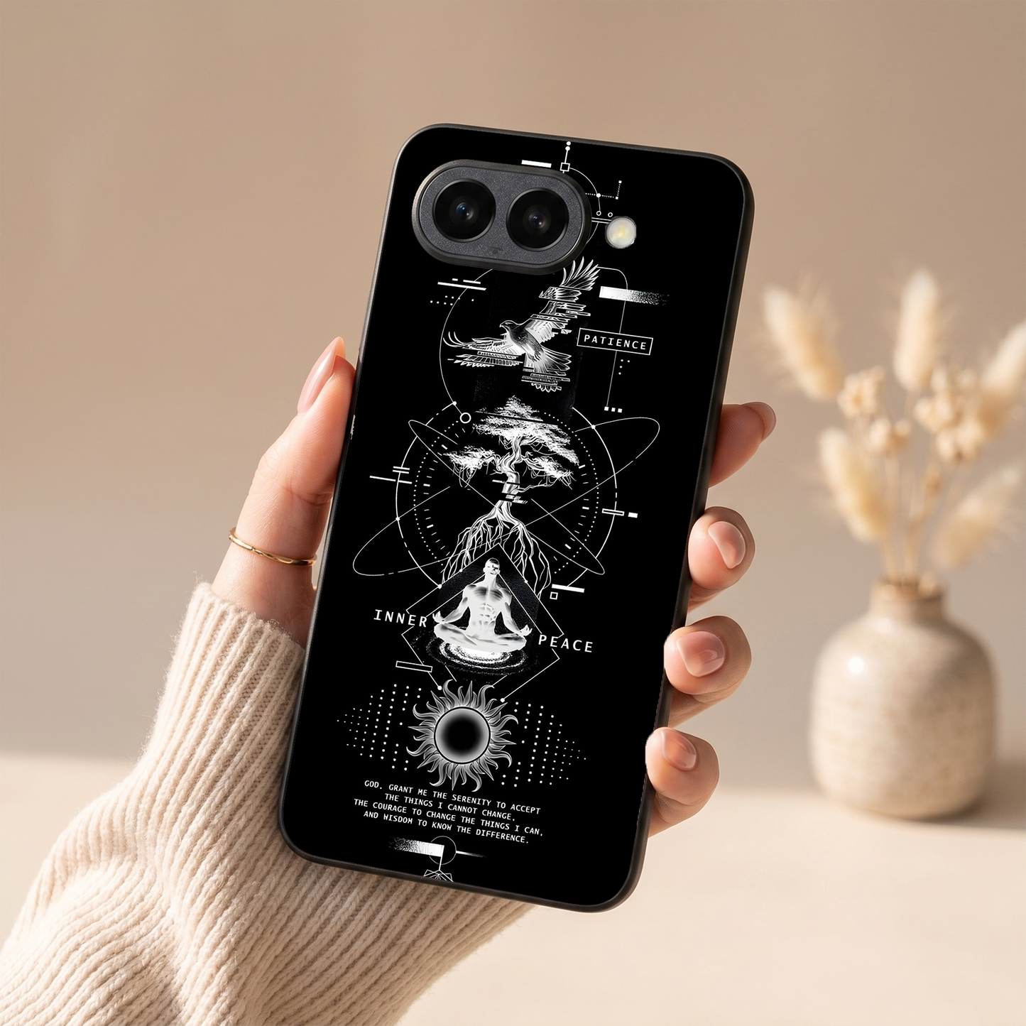 Dark Matter Metal Back Case for Google Pixel 9A