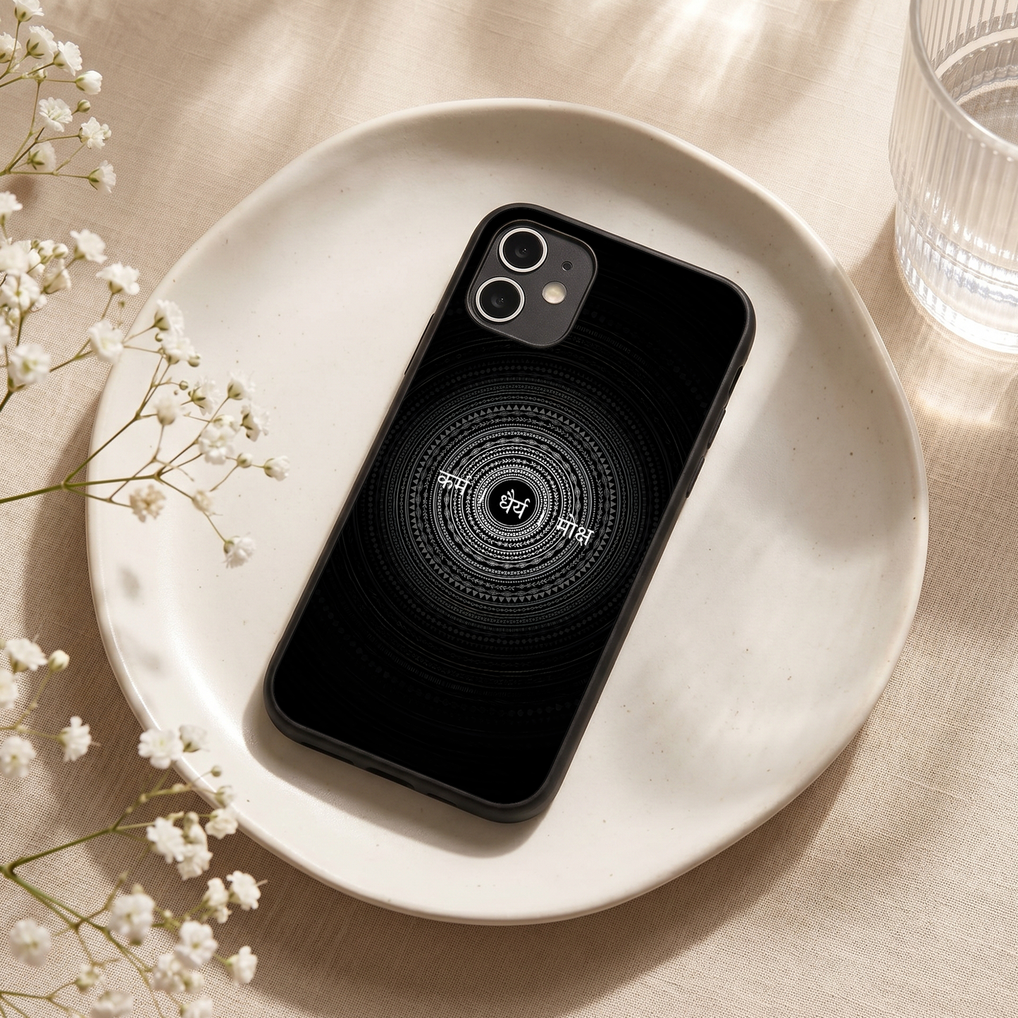 Peace Metal Back Case for Apple Iphone 11