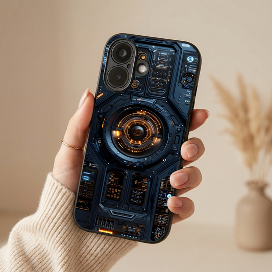 Techie Metal Back Case for Apple Iphone 17