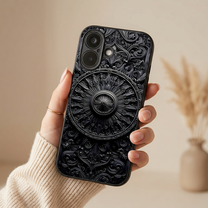 The Wheel Metal Back Case for Apple Iphone 17