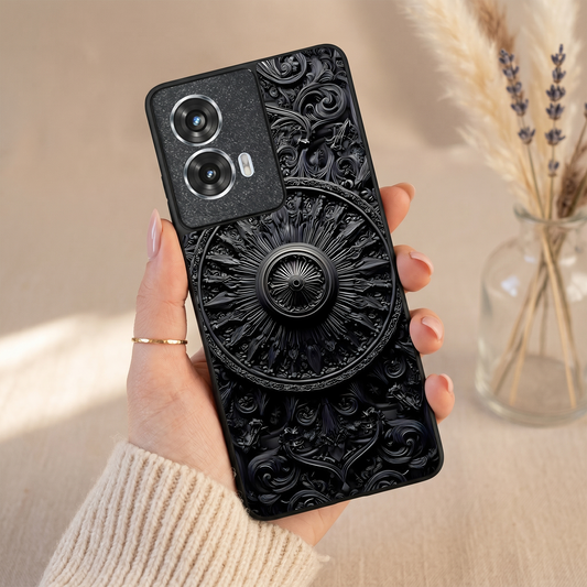 The Wheel Metal Back Case for Moto Edge 50 Fusion