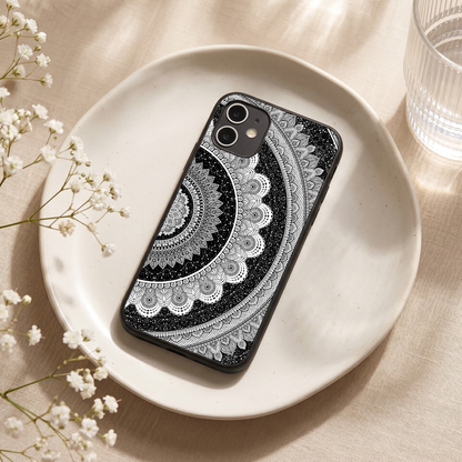 Moon Lace Metal Back Case for Apple Iphone 11