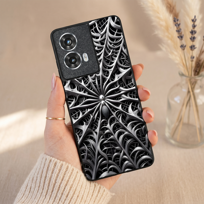Web Trap Metal Back Case for Moto G85