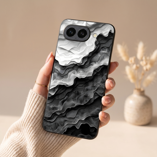 Stone Flow Metal Back Case for Google Pixel 9A