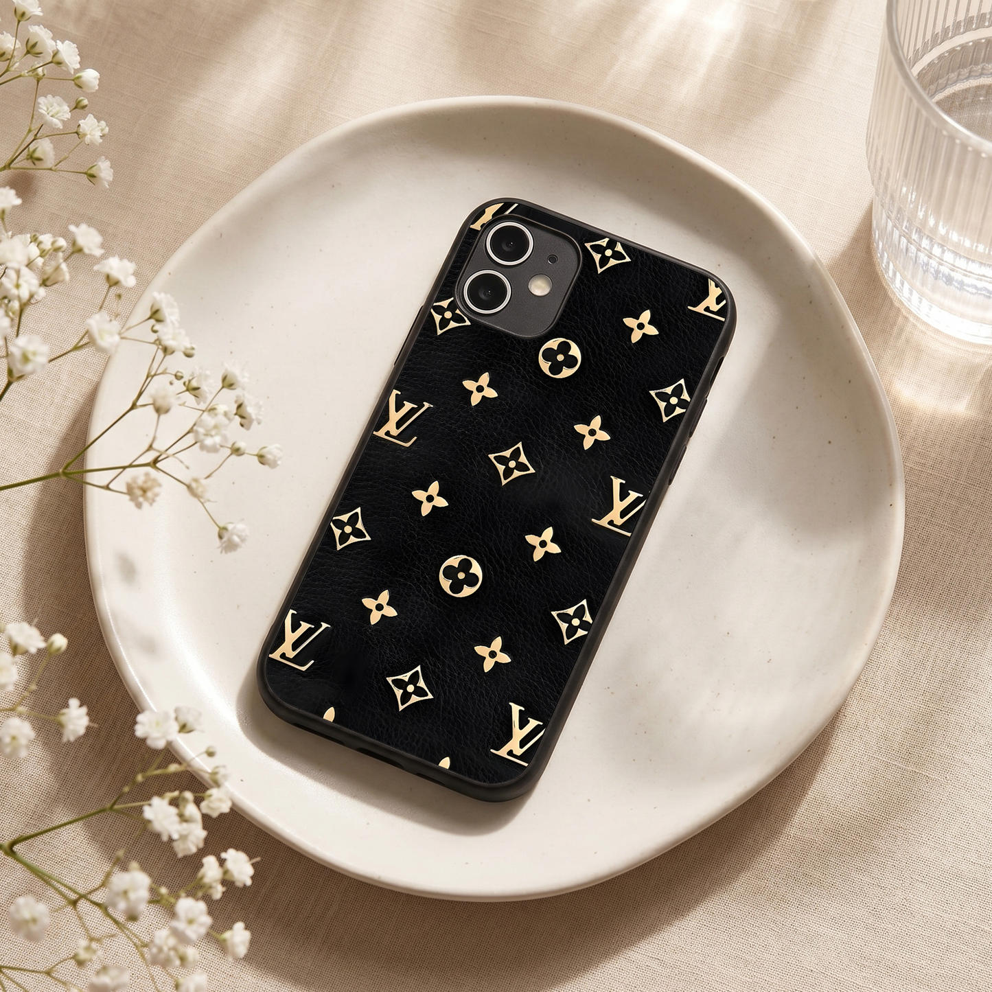 Luxe Gold Metal Back Case for Apple Iphone 11