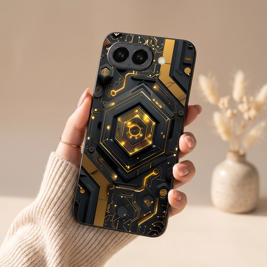 Gold Rush Metal Back Case for Google Pixel 9A