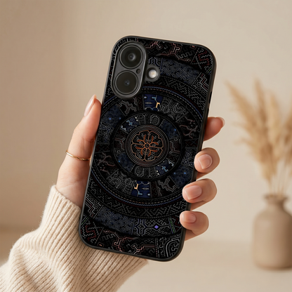 Dark Mandala Metal Back Case for Apple Iphone 17