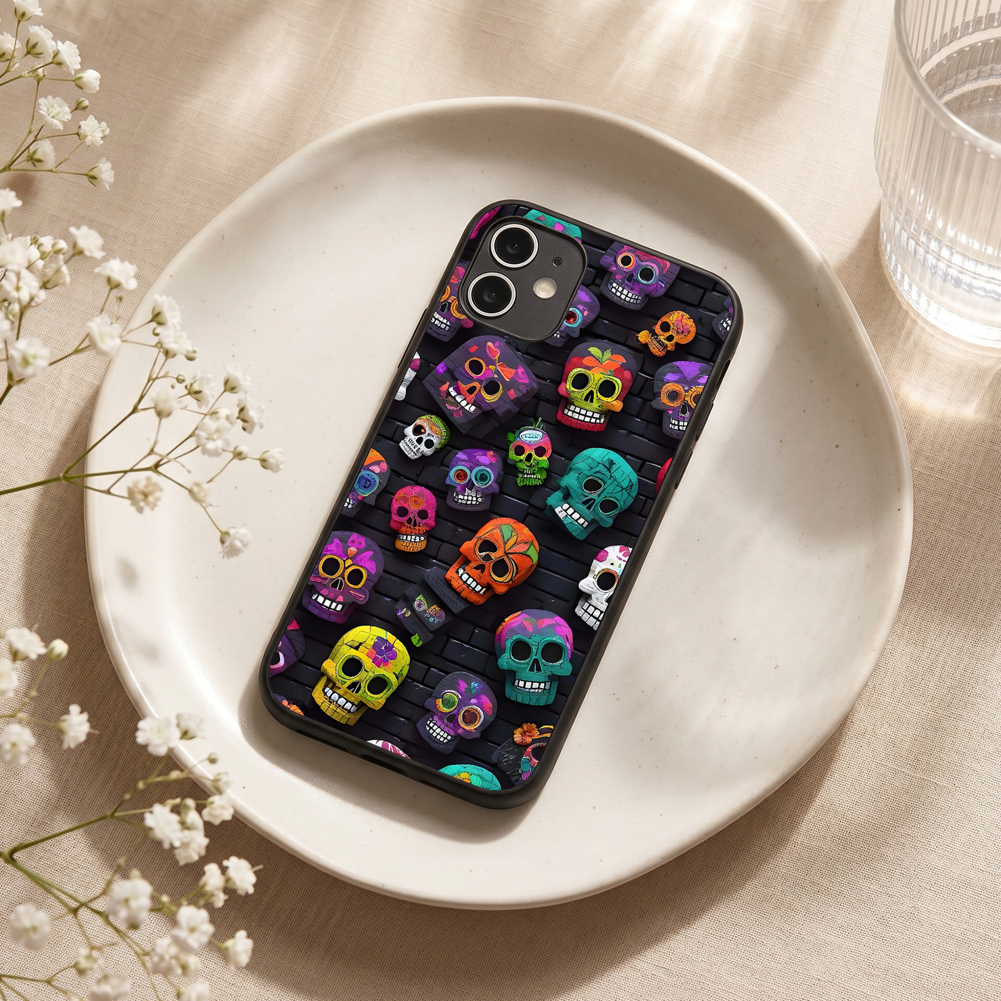 Skull Pop Metal Back Case for Apple Iphone 11