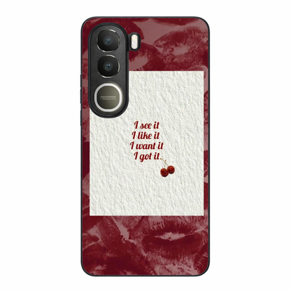 'IT' girl Metal Back Case for VIVO Y300