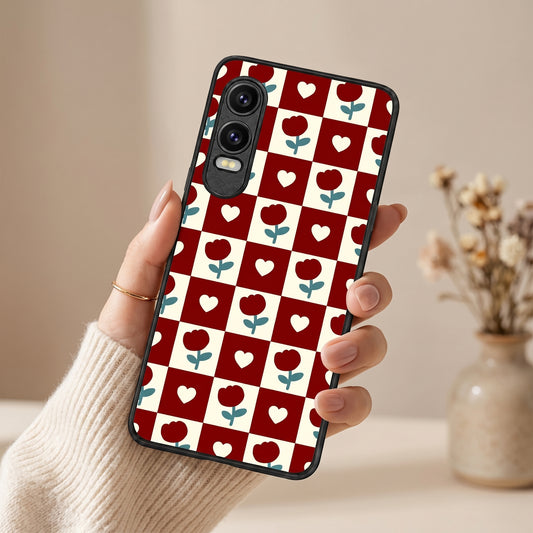Rose Blocks Metal Back Case for Oneplus NORD CE 4 LITE 5G