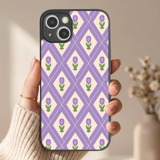 Lavulip Metal Back Case for Apple iPhone 15