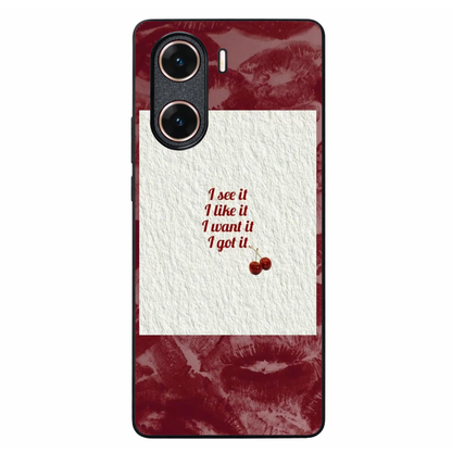 'IT' girl Metal Back Case for VIVO V29E