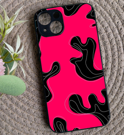 Hot Mess Glossy Metal Back Case for Apple Iphone 13