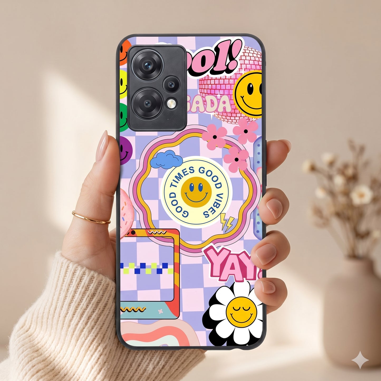 Groovy Metal Back Case for Oneplus NORD CE 2 LITE 5G