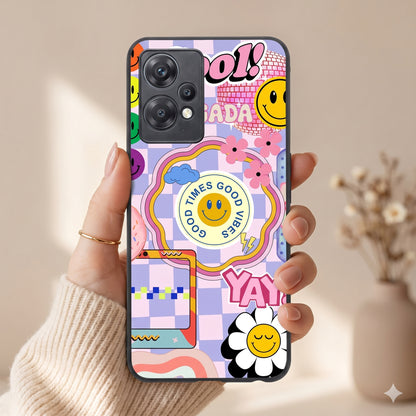 Groovy Metal Back Case for Oneplus NORD CE 2 LITE 5G