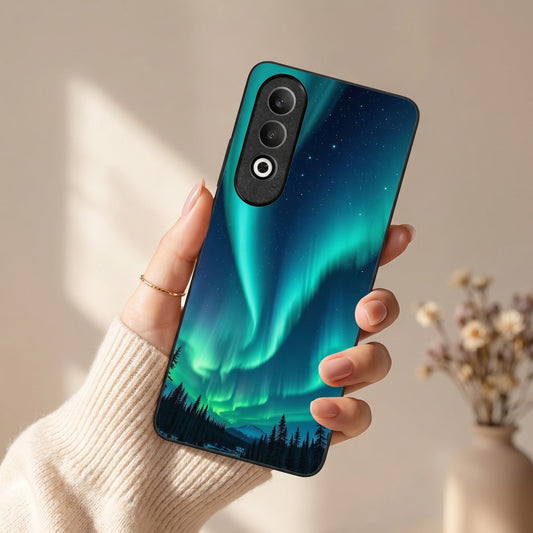 Aurora Borealis Metal Back Case for Oneplus NORD CE 4 5G