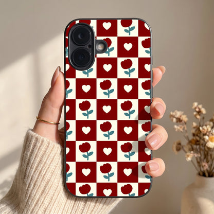 Rose Blocks Metal Back Case for Apple iPhone 17