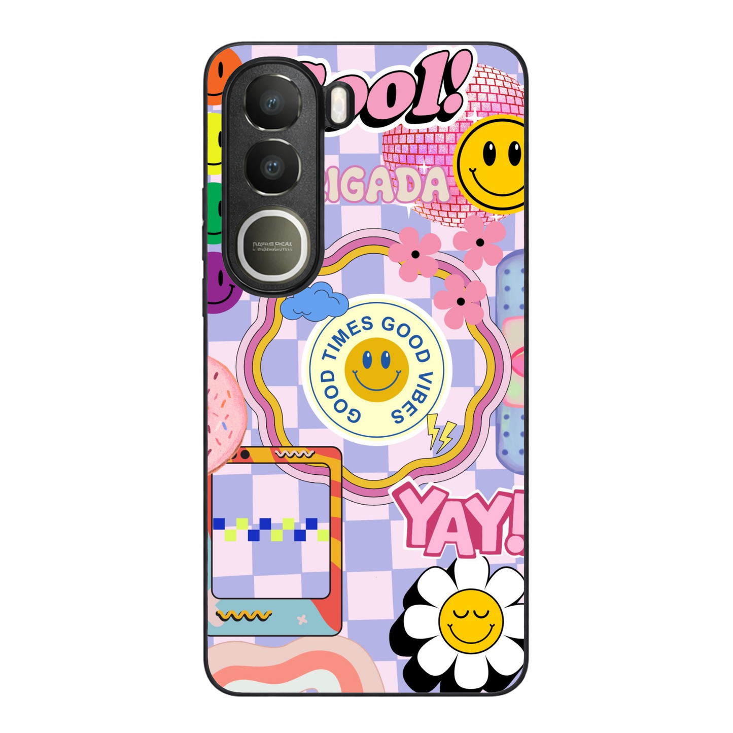 Groovy Metal Back Case for VIVO Y300