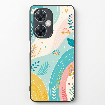 Pastel Waves Metal Back Case for Oneplus NORD CE 3 LITE 5G