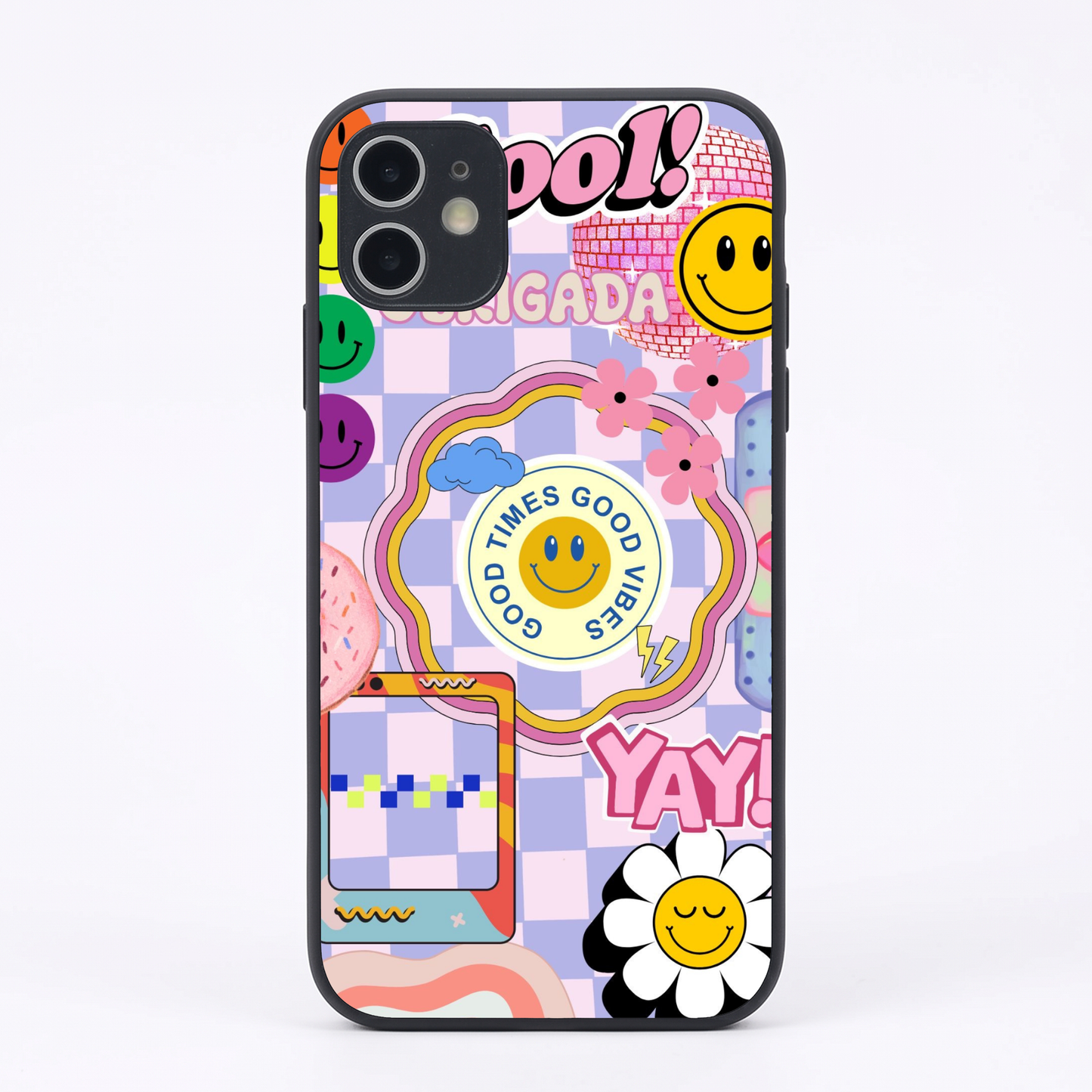Groovy Metal Back Case for Apple iPhone 11