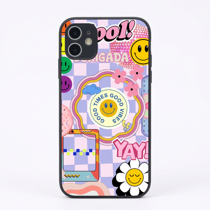 Groovy Metal Back Case for Apple iPhone 11