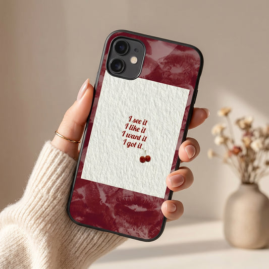 IT' girl Metal Back Case for Apple iPhone 12