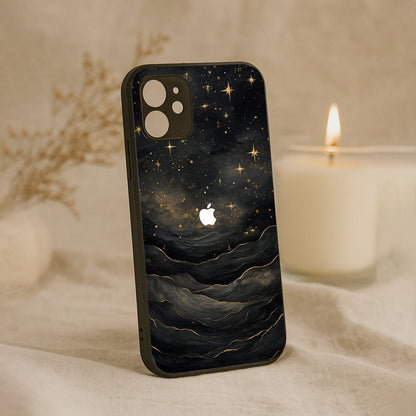Celestial Metal Back Case for Apple Iphone 12