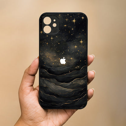 Celestial Metal Back Case for Apple Iphone 12