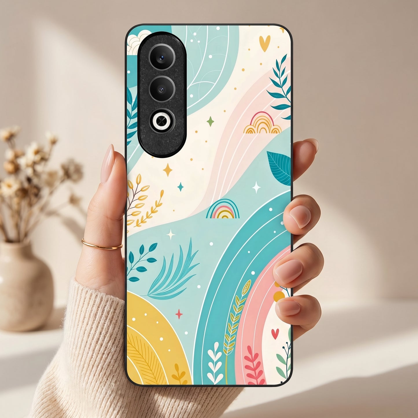 Pastel Waves Metal Back Case for Oneplus NORD CE 4 5G