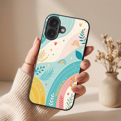 Pastel Waves Metal Back Case for Apple iPhone 17