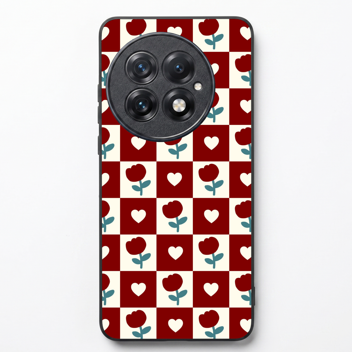 Rose Blocks Metal Back Case for Oneplus 13R