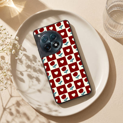 Rose Blocks Metal Back Case for Oneplus 11R