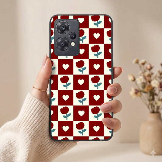 Rose Blocks Metal Back Case for Oneplus NORD CE 2 LITE 5G