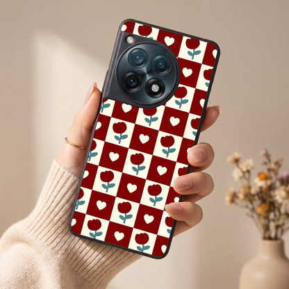 Rose Blocks Metal Back Case for Oneplus 11R