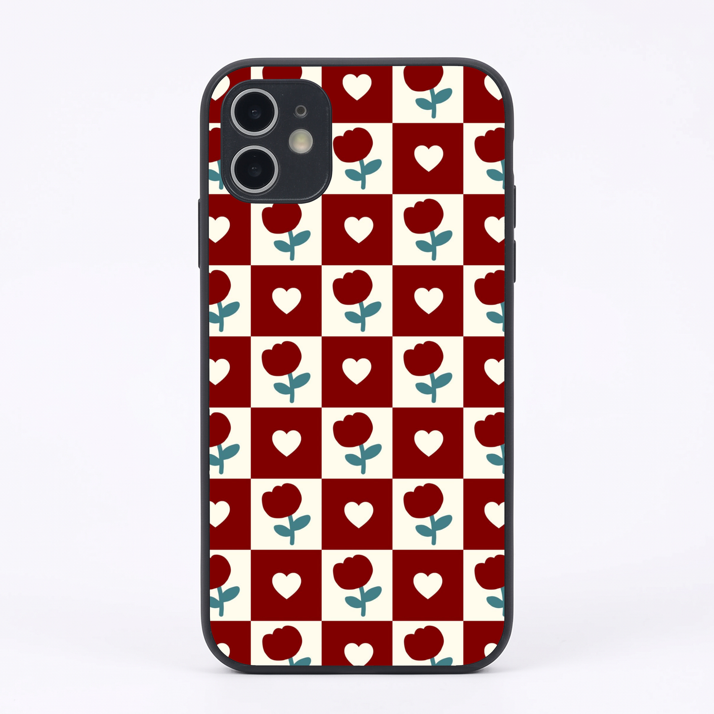Rose Blocks Metal Back Case for Apple iPhone 11