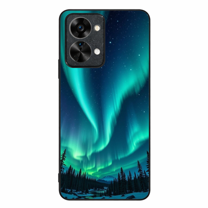 Aurora Borealis Metal Back Case for Oneplus NORD 2T 5G