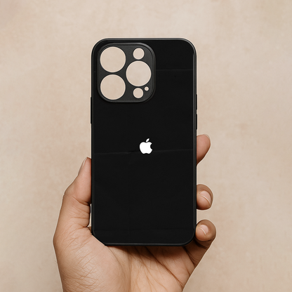 Black Metal Back Case for Apple Iphone 12 Pro Max