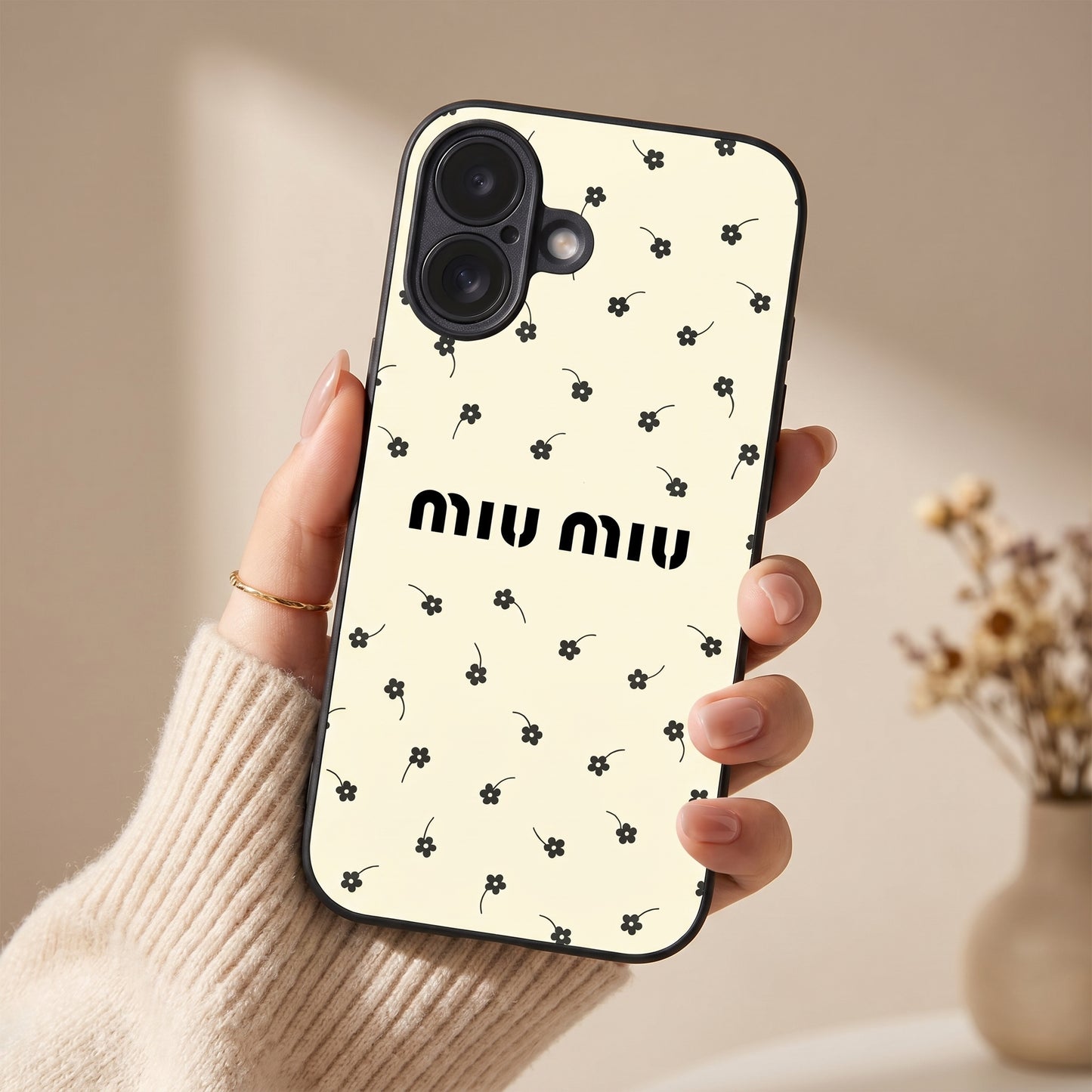 Tiny Daisies Metal Back Case for Apple iPhone 17