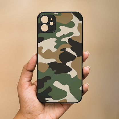 Fauji Flow Metal Back Case for Apple Iphone 12