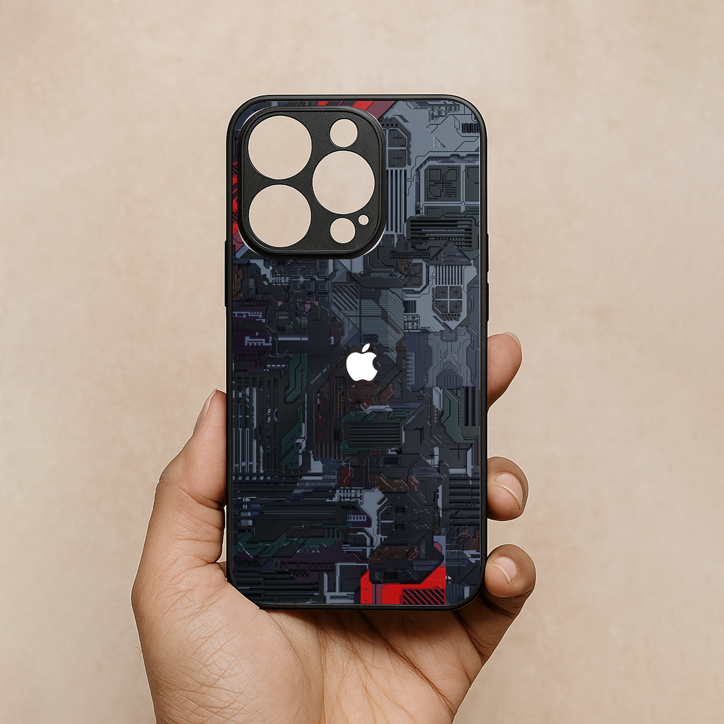 Circuit Crush Metal Back Case for Apple Iphone 11 Pro Max
