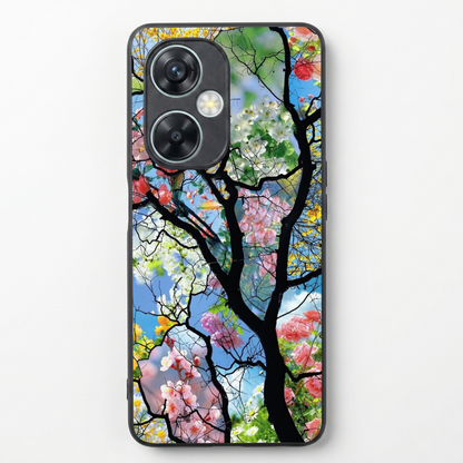 Bloom Glass Metal Back Case for Oneplus NORD CE 3 LITE 5G